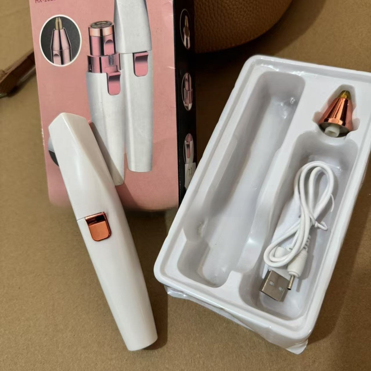 USB Rechargeable 2-in-1 Electric Eyebrow and Body Shaver